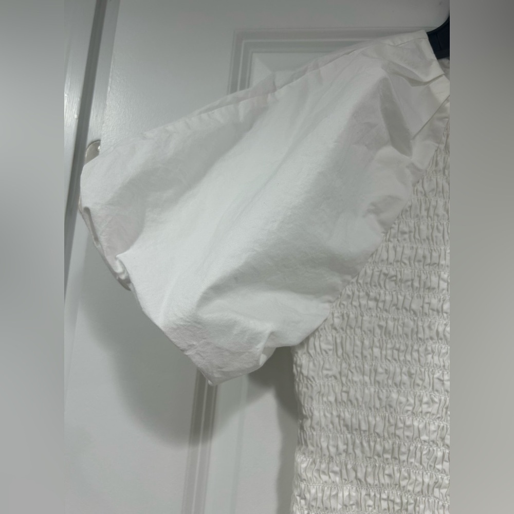 J. Crew White Meadow Dress in Cotton Poplin - Picture 6 of 9